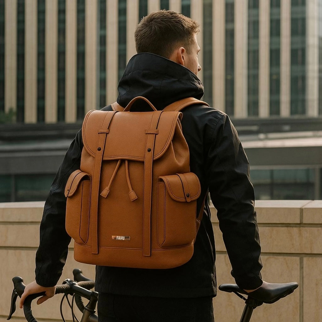 Mochila Unisex Budapest Camel