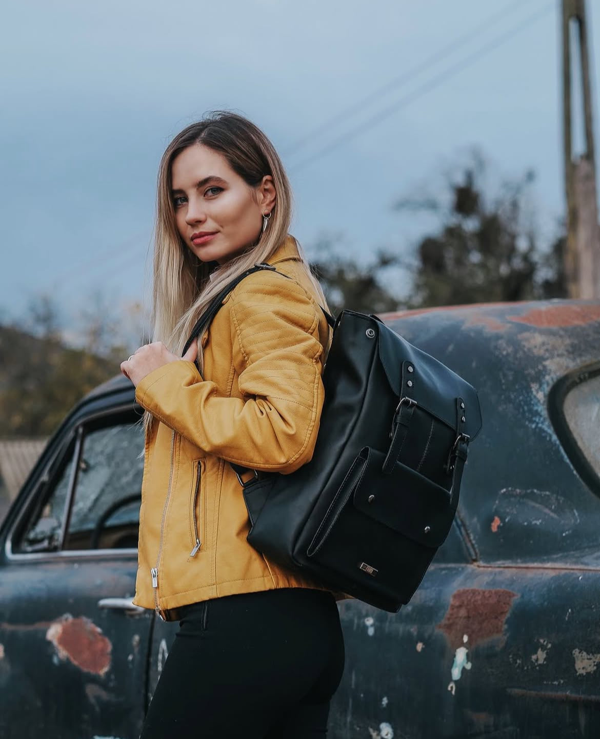 Mochila Unisex Petra Negro