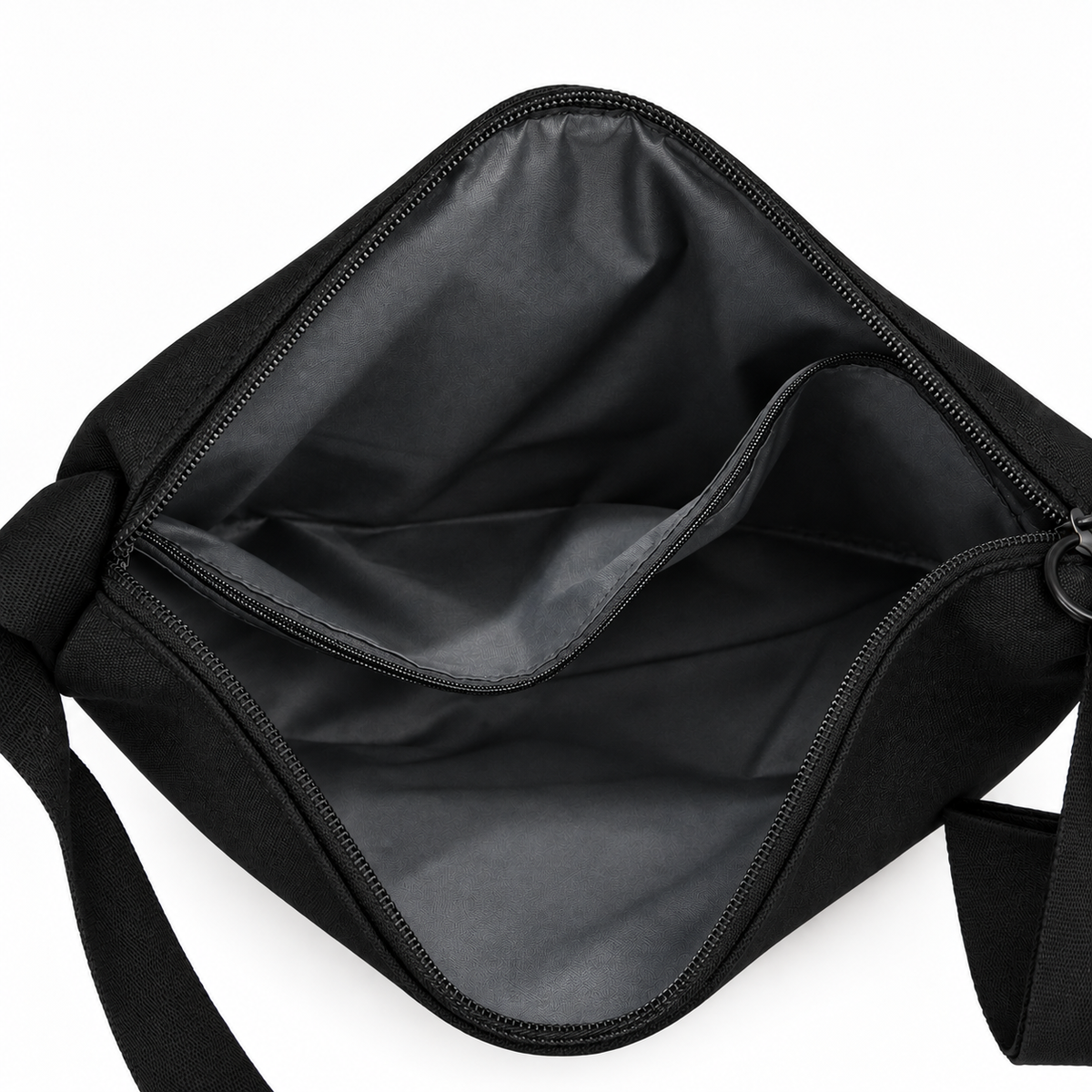 Bandolera Con Monedero Memphis Negra