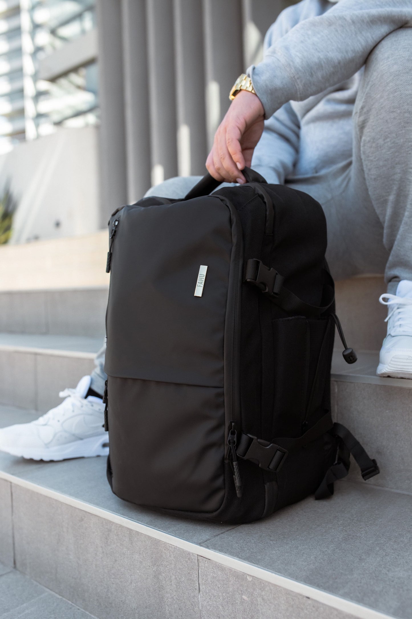 Mochila Maleta de Viaje Unisex Bangkok Negro