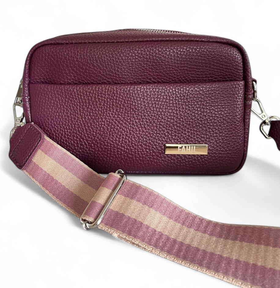 Cartera Bandolera Pisa Burdeos