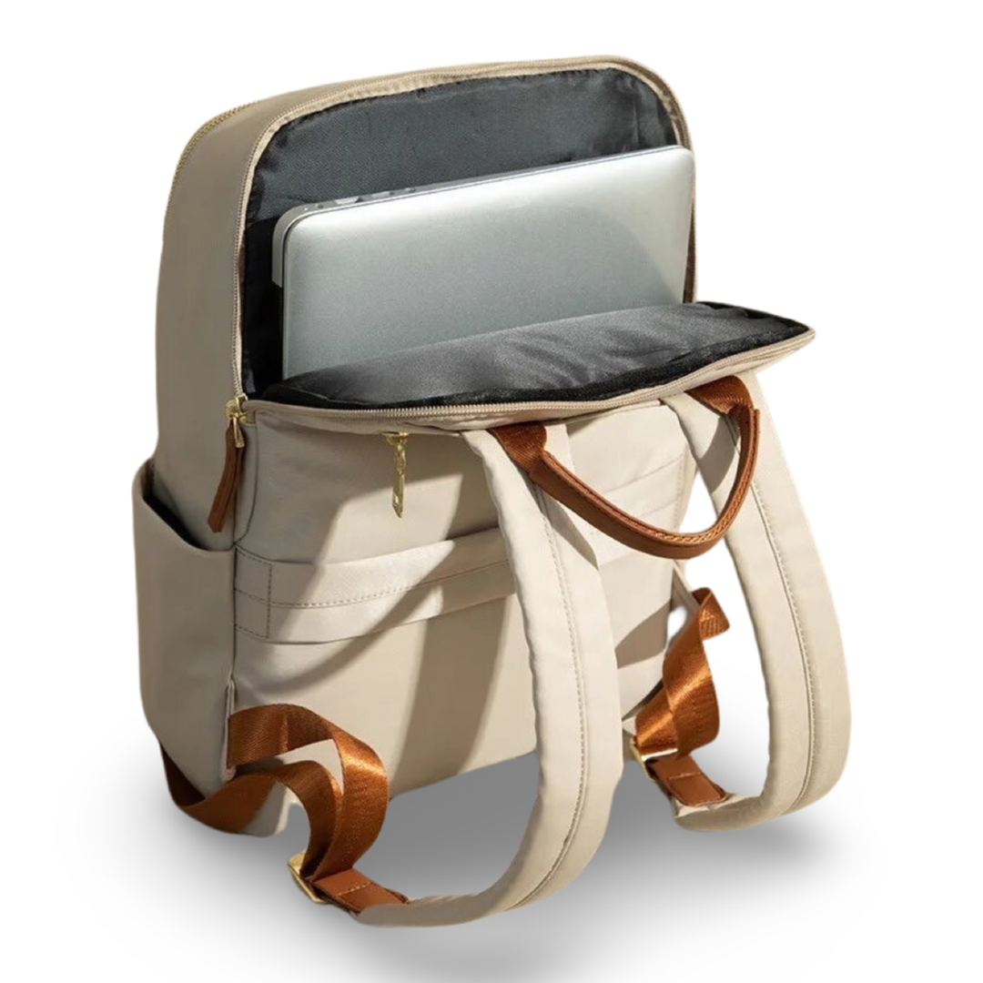 PREVENTA Mochila Cerdeña Beige (Recibe entre 29/12 y 31/12)