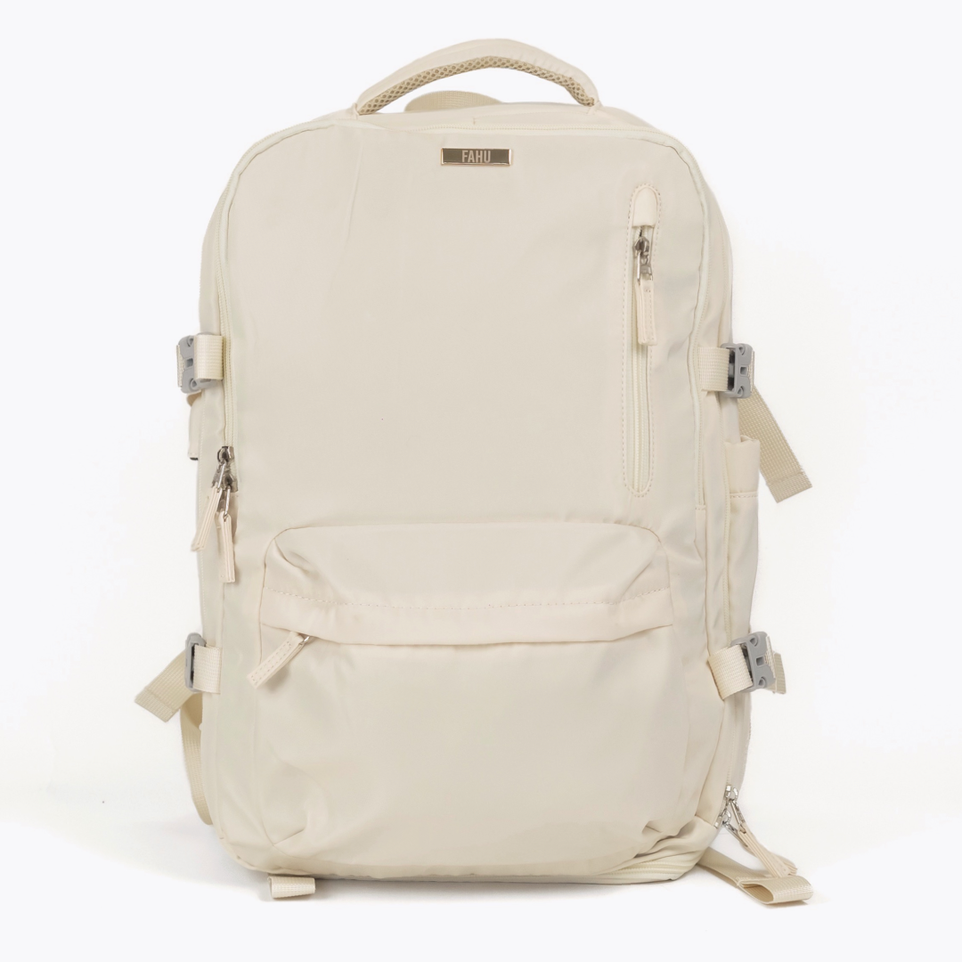 PREVENTA Mochila Maleta de Viaje Mallorca Beige (Recibe entre 29/12 y 31/12)
