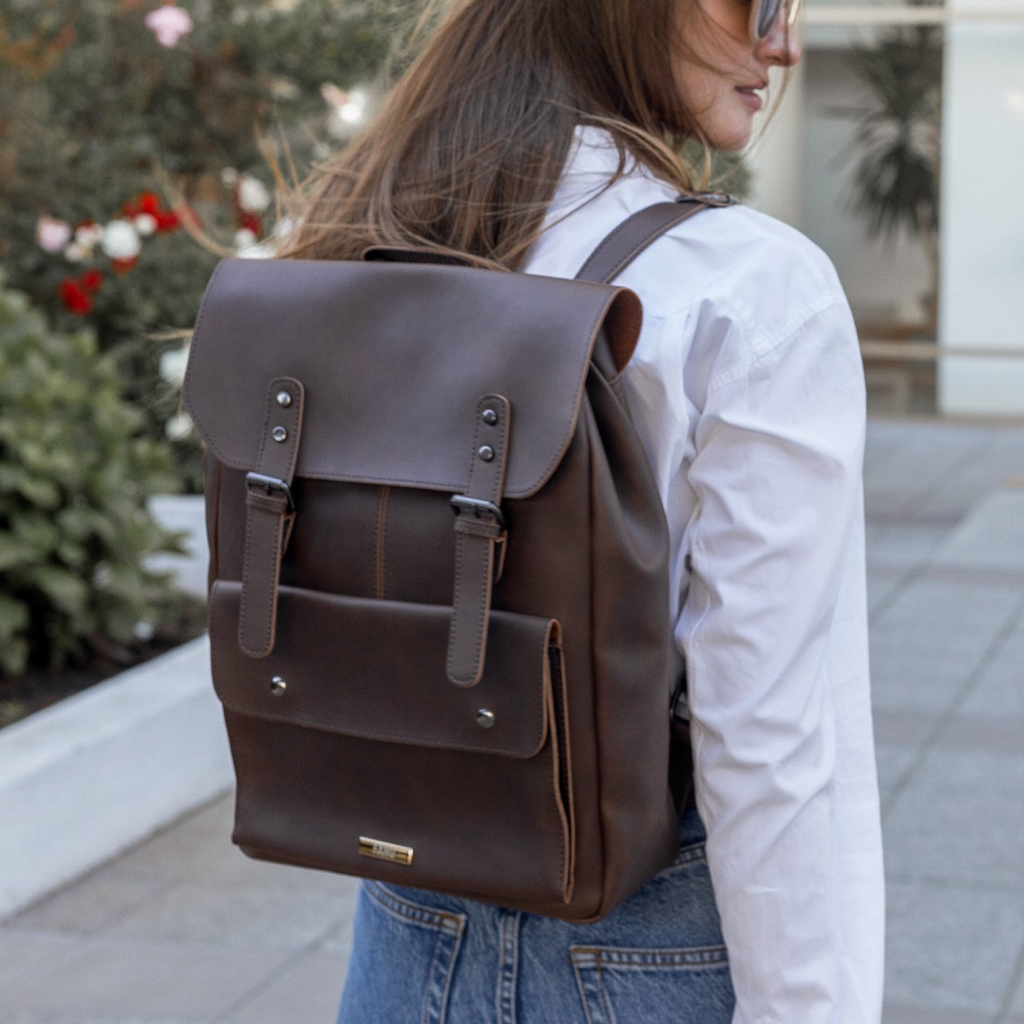 Mochila Unisex Petra Marrón - FAHU