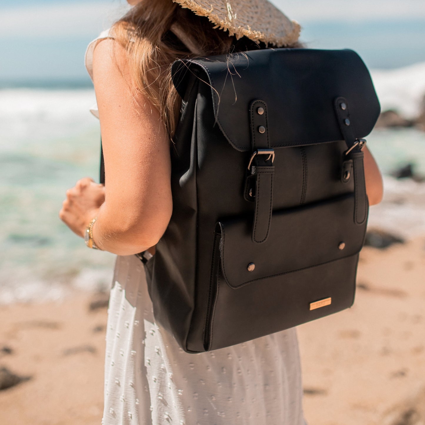Mochila Unisex Petra Negro - FAHU
