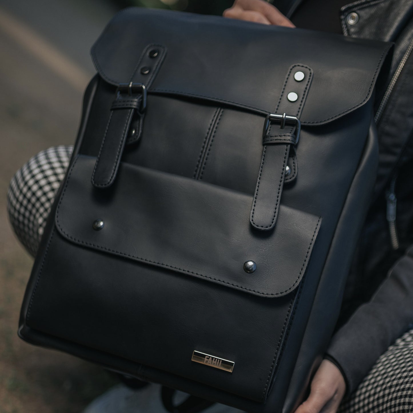 Mochila Unisex Petra Negro - FAHU