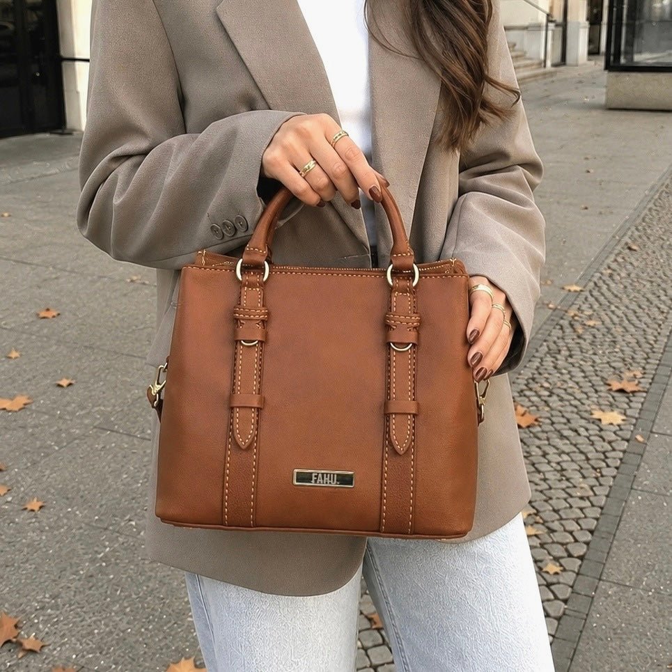 Cartera Ferrara Camel - FAHU