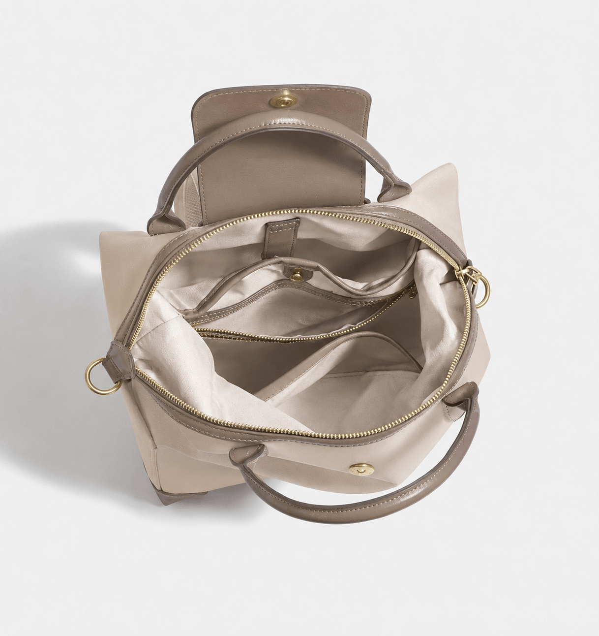 PREVENTA Mochila Cartera Alessandria Beige (Recibe entre 19/06 y 22/06) - FAHU