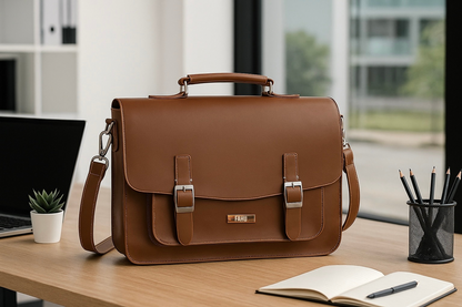Bolso Maletín Unisex Ginebra Camel