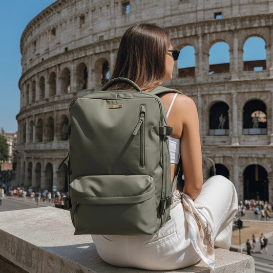 Mochila Maleta de Viaje Mallorca Verde Militar