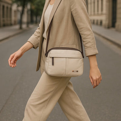 Bandolera Cartera Cerdeña Beige