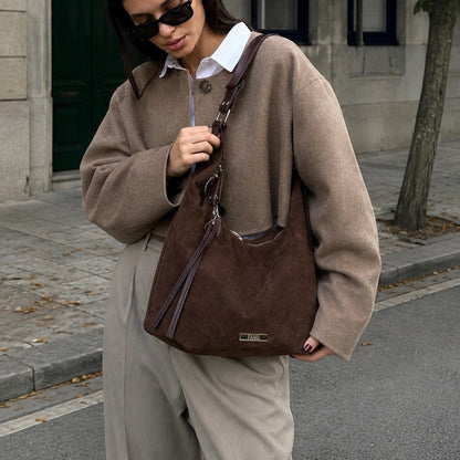 Cartera Bandolera Ravenna Marrón Oscuro