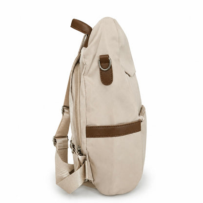 Mochila cartera antirrobo Vittoria Beige