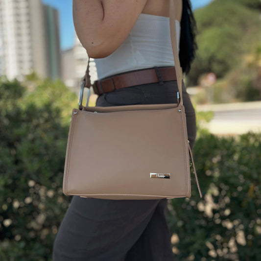 Cartera Bandolera Dallas Caqui