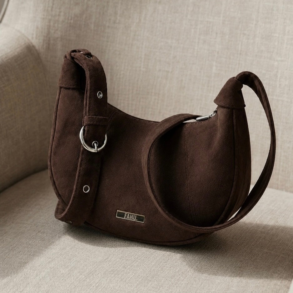 Cartera Bandolera Vicenza Marrón Oscuro