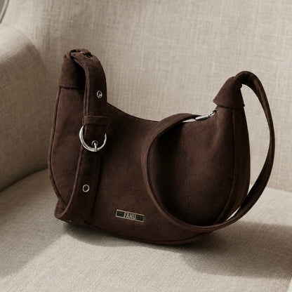 Cartera Bandolera Vicenza Marrón Oscuro
