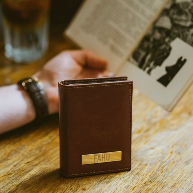 Billetera Helsinki Marrón