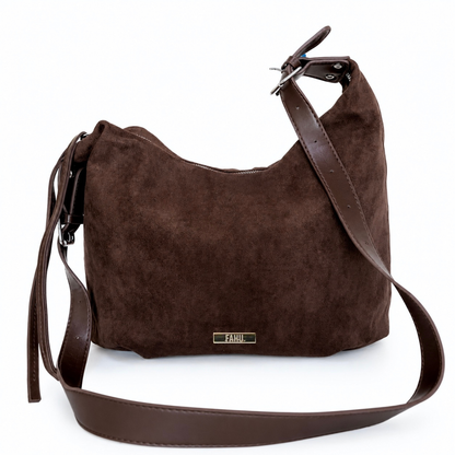 Cartera Bandolera Ravenna Marrón Oscuro