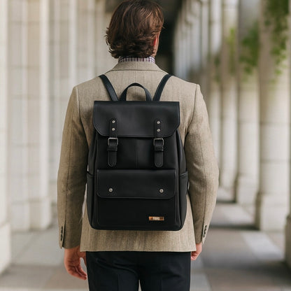 PREVENTA Mochila Unisex Petra Negro (Recibe entre 29/12 y 31/12)