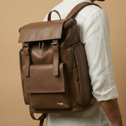 Mochila Unisex Texas marrón