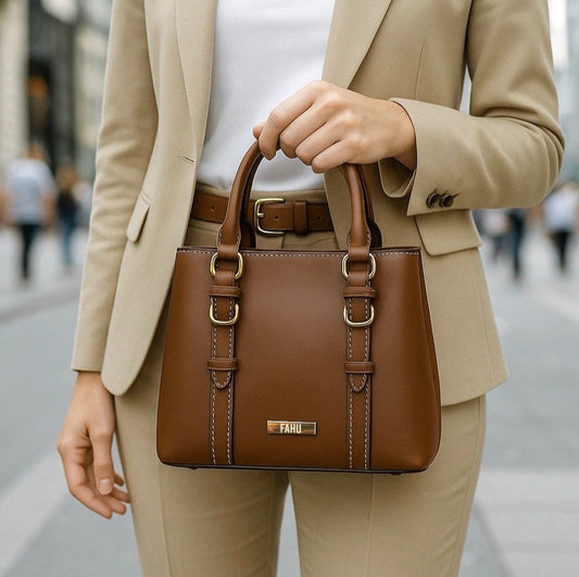 Cartera Ferrara Camel