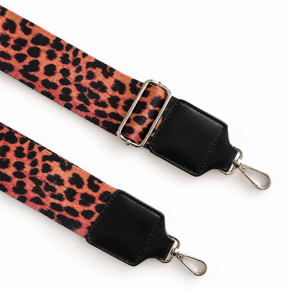 Strap Animal Print Naranjo y Rosa