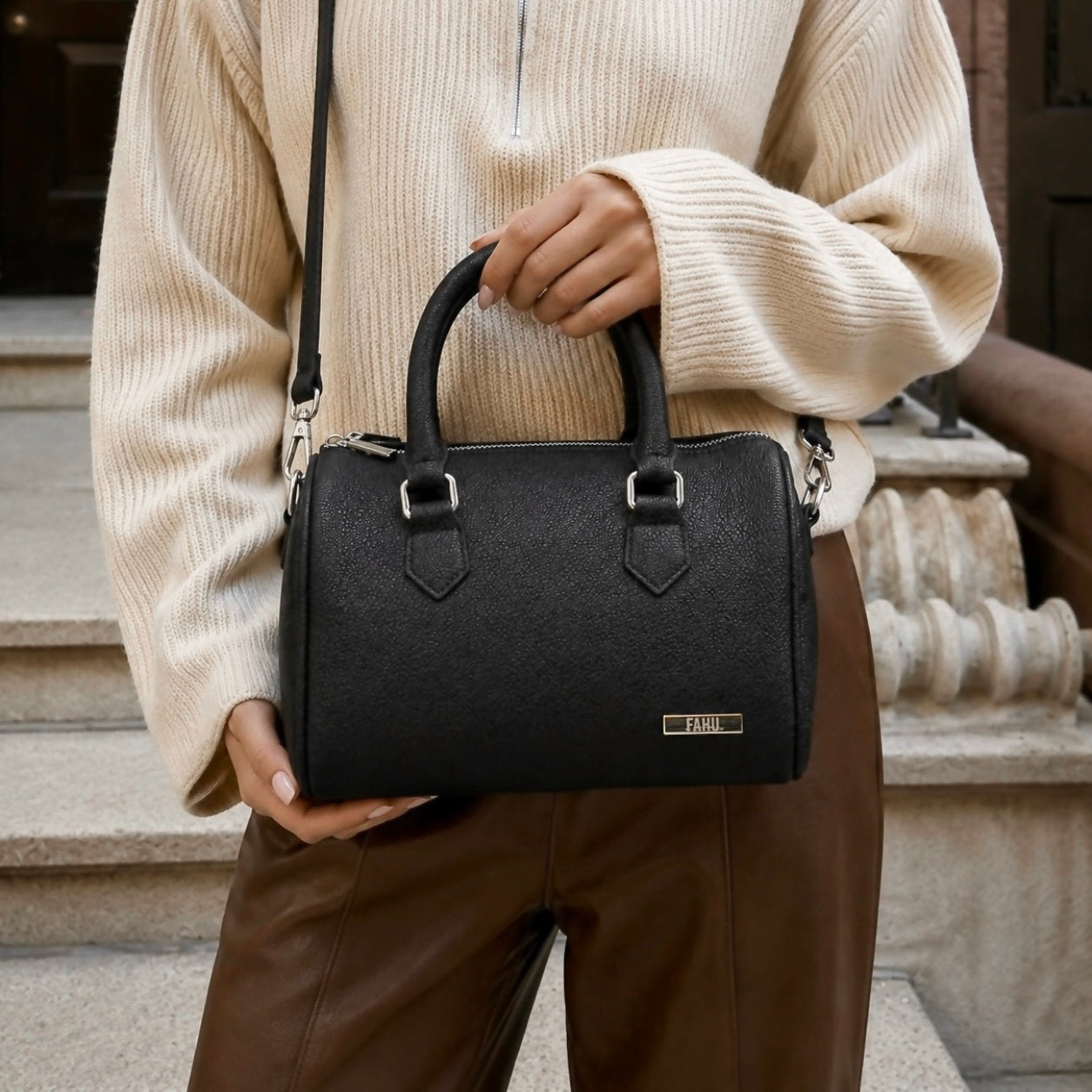 Cartera Brescia Negra
