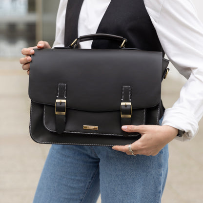 Bolso Maletín Unisex Ginebra Negro