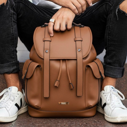 Mochila Unisex Budapest Camel