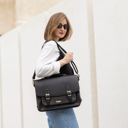Bolso Maletín Unisex Ginebra Negro