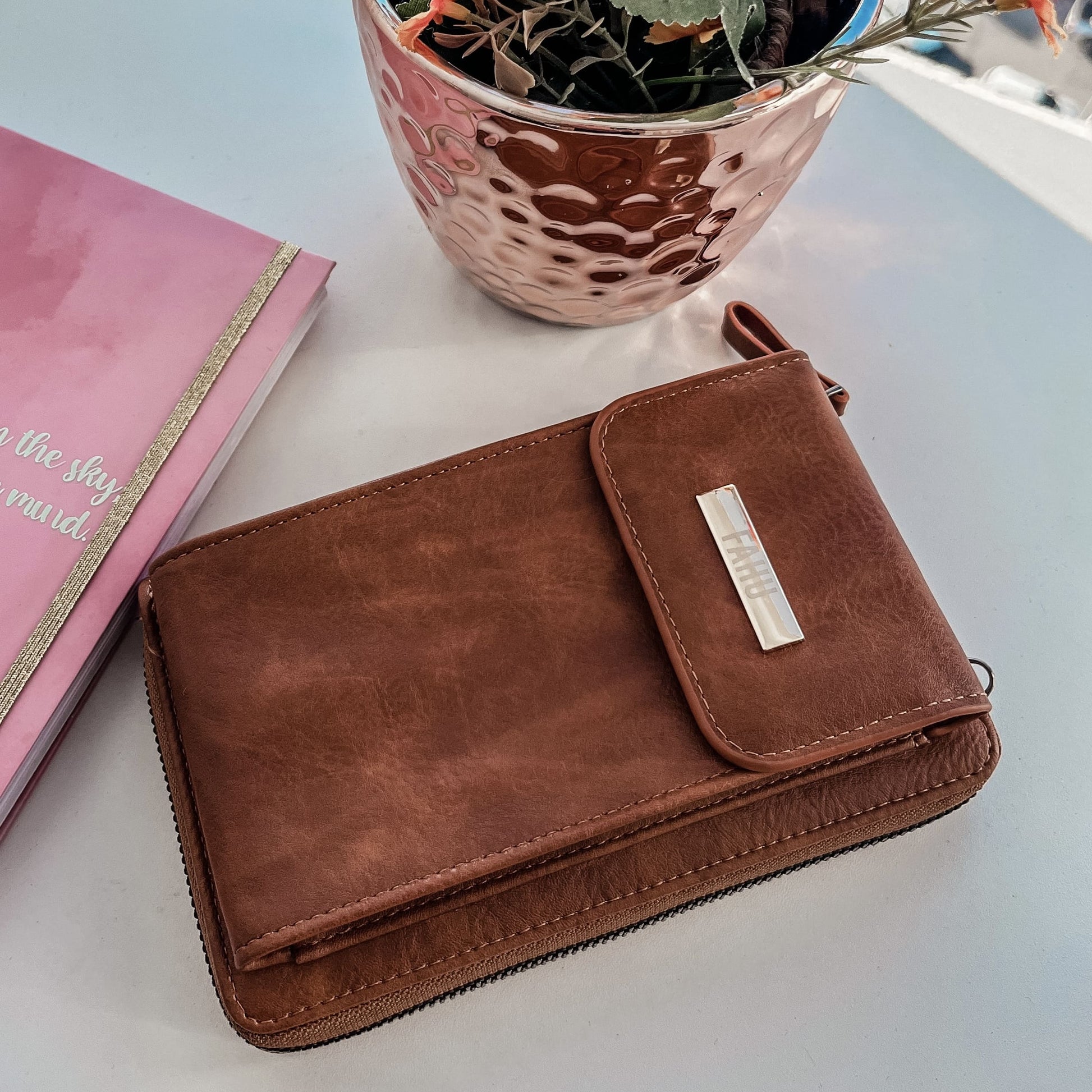 Billetera-Cartera Beirut Camel - FAHU