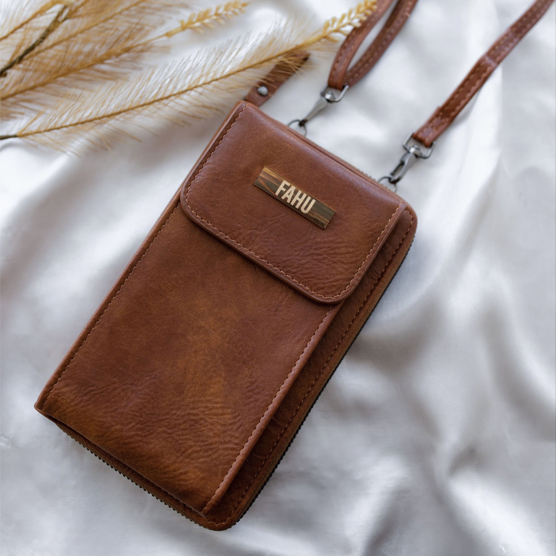 Billetera-Cartera Beirut Camel - FAHU