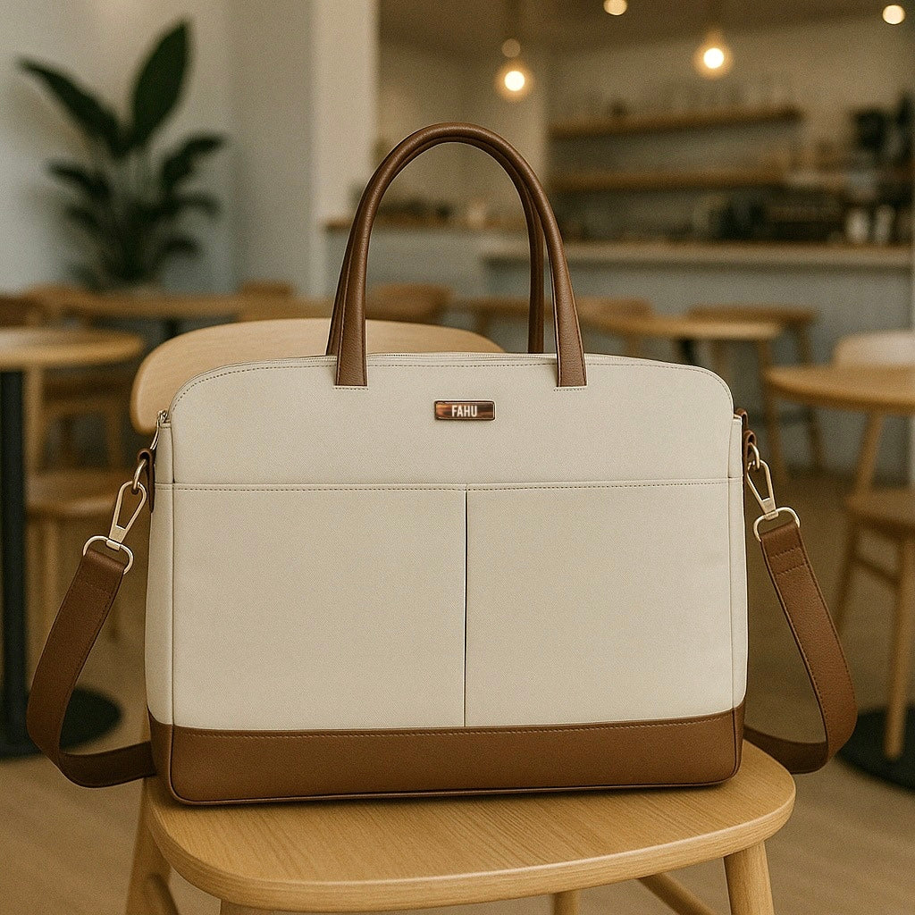 PREVENTA Bolso Maletín Filadelfia Beige (Recibe entre 29/12 y 31/12)