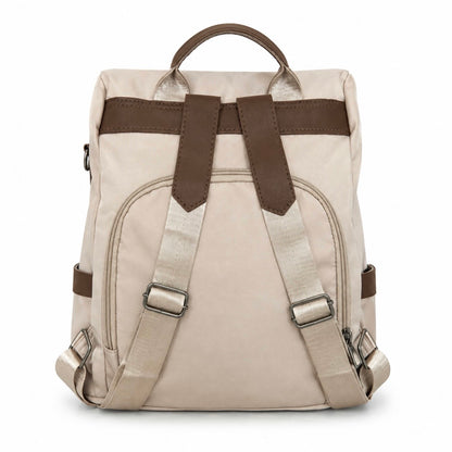Mochila cartera antirrobo Vittoria Beige