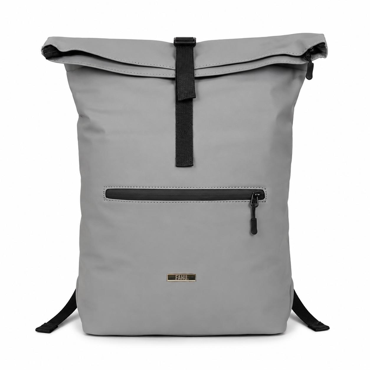 Mochila Roll Top Unisex Taipéi Gris Claro