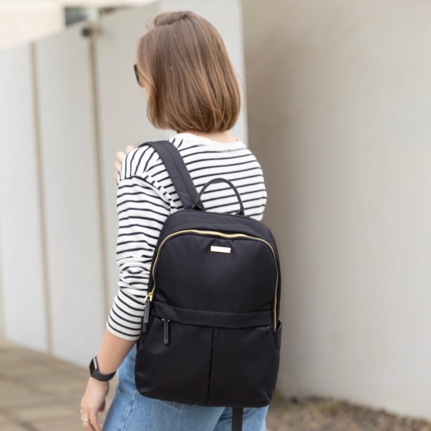 PREVENTA Mochila Cerdeña Negro (Recibe entre 29/12 y 31/12)