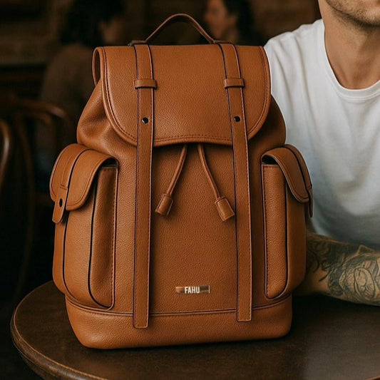 Mochila Unisex Budapest Camel