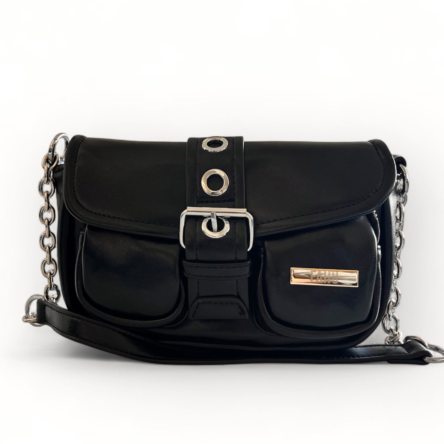 PREVENTA Cartera Georgia Negra (Recibe entre 29/12 y 31/12)