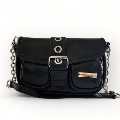 PREVENTA Cartera Georgia Negra (Recibe entre 29/12 y 31/12)