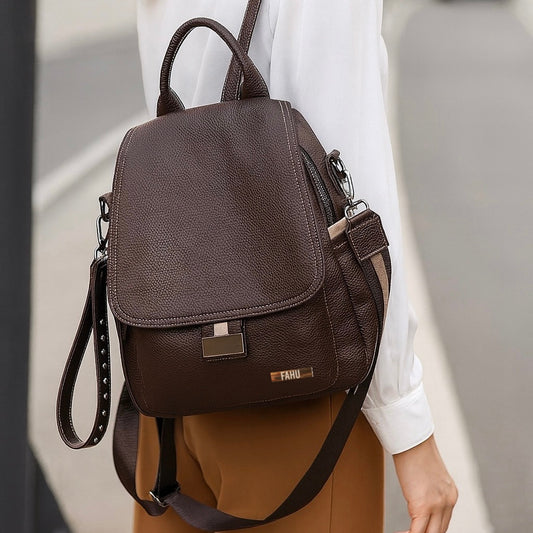 [PREVENTA] Mochila Cartera Venecia Marrón mate