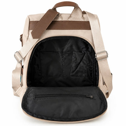 Mochila cartera antirrobo Vittoria Beige