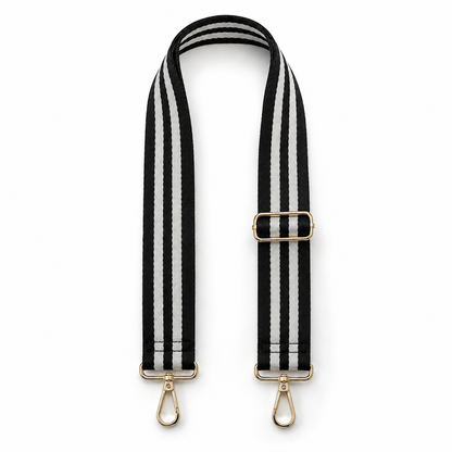Strap Bicolor Blanco y Negro