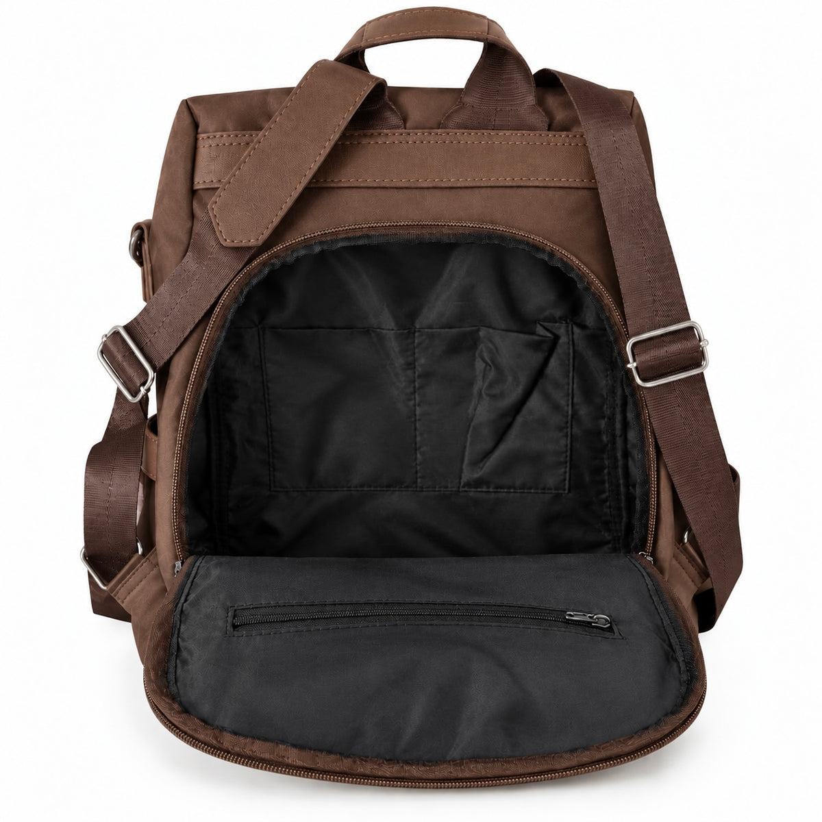 Mochila Cartera Antirrobo Vittoria Marrón