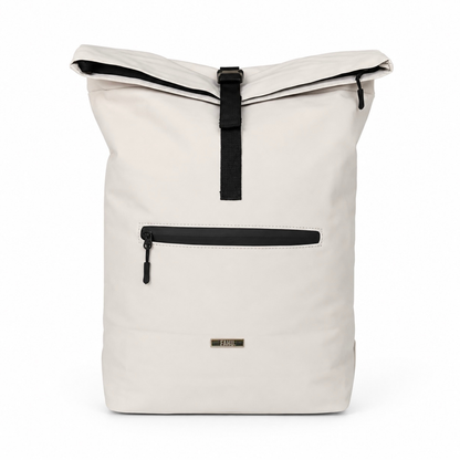 Mochila Roll Top Unisex Taipéi Crema