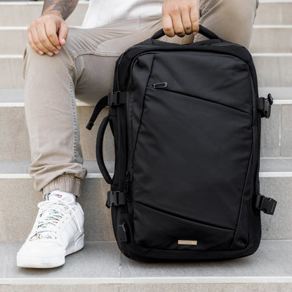 Mochila Maleta de Viaje Singapur Negro