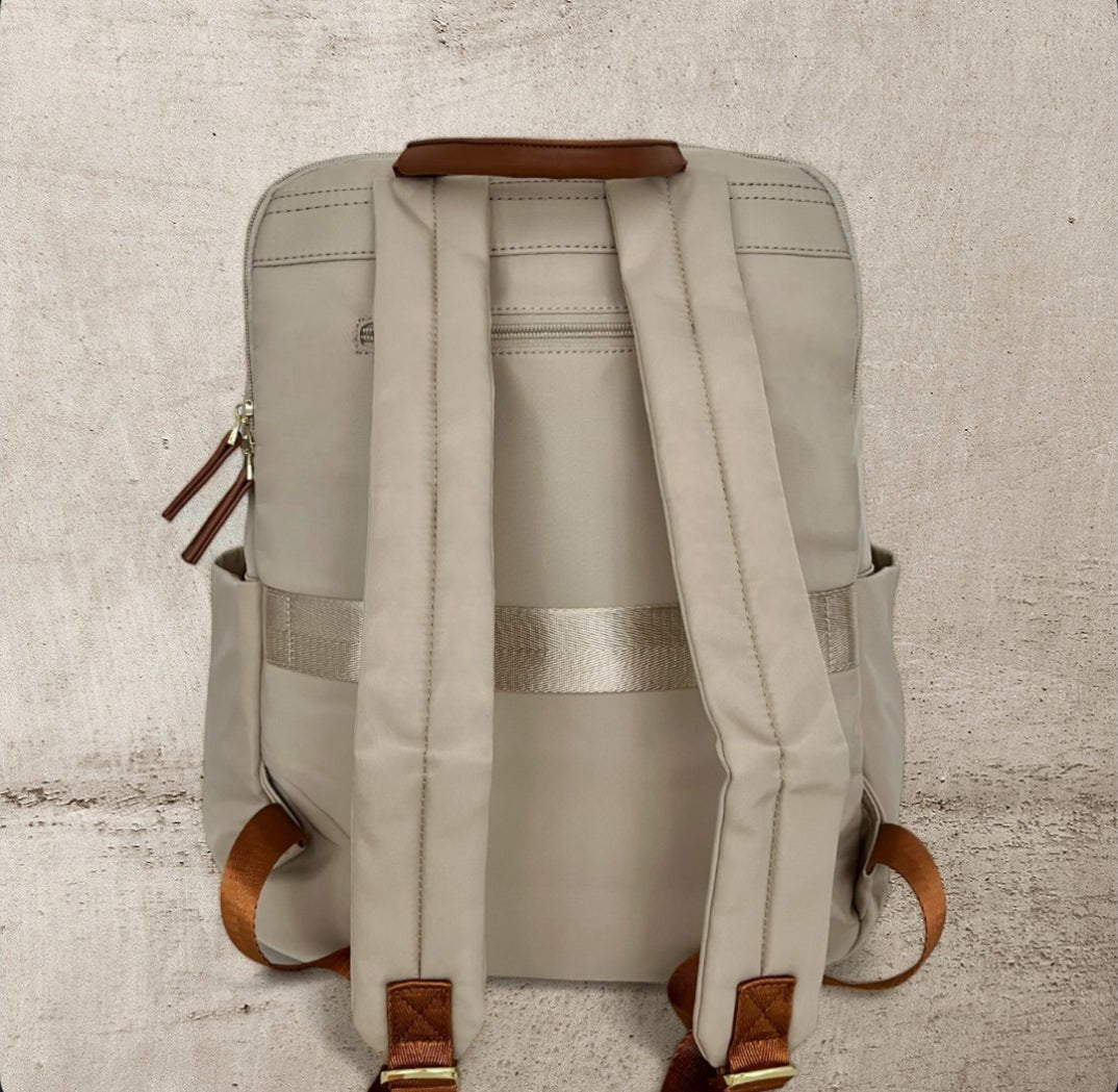ATLANTA BEIGE – Mochila urbana con espacio para notebook - FAHU