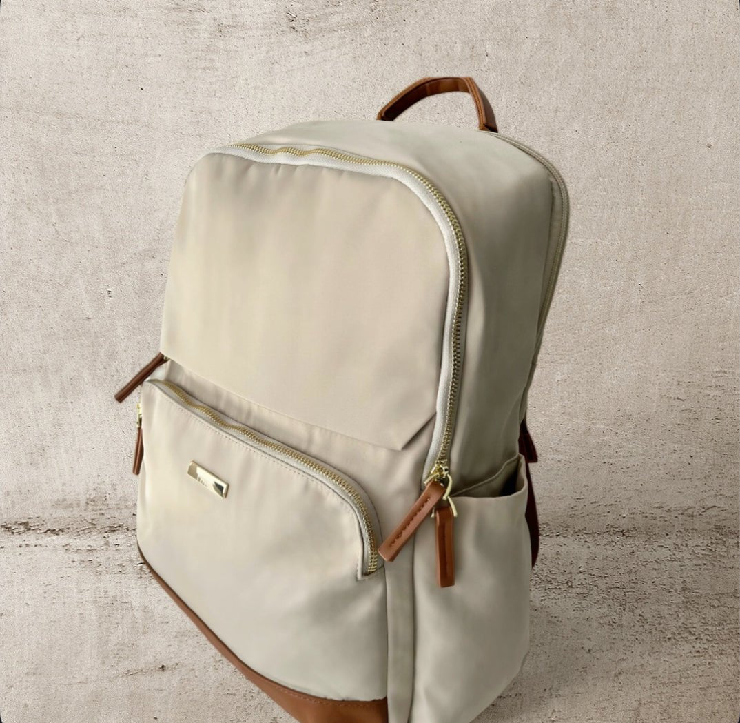 ATLANTA BEIGE – Mochila urbana con espacio para notebook - FAHU