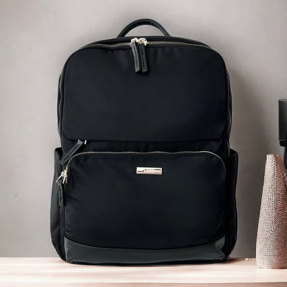 ATLANTA NEGRA – Mochila urbana con espacio para notebook - FAHU