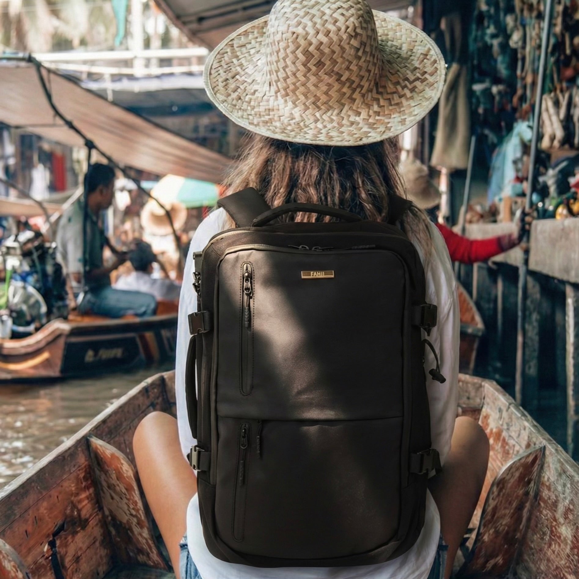 BANGKOK – Mochila de viaje tipo maleta con Candado TSA - FAHU