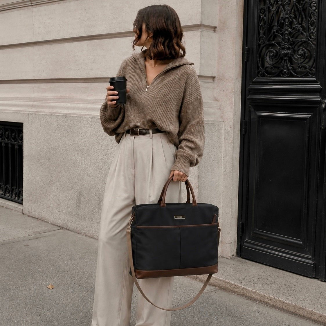 Bolso Maletín Filadelfia Negro - FAHU